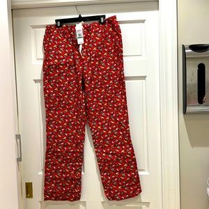 Vineyard Vine Christmas pattern flannel men’s pajama pants L